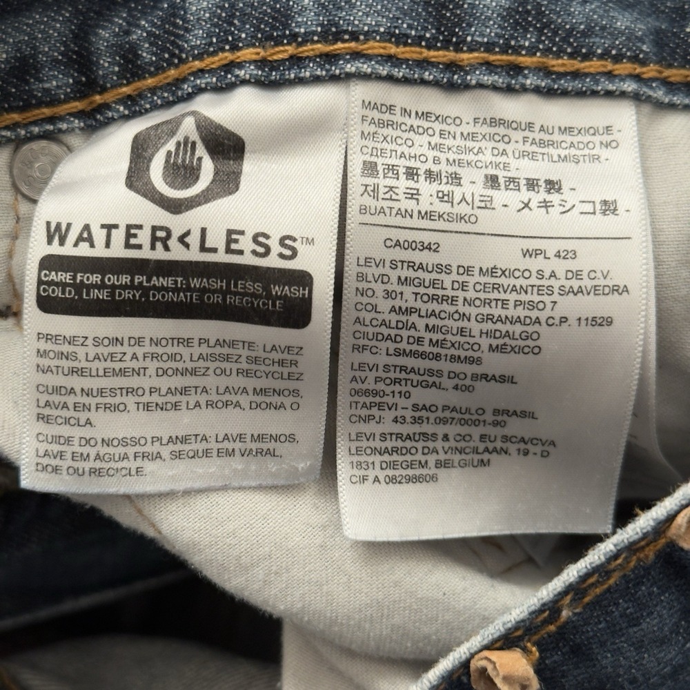 Levi Jeans Tag Removed 40x30 Very Nice Fade And Wear - Picture 6 of 9